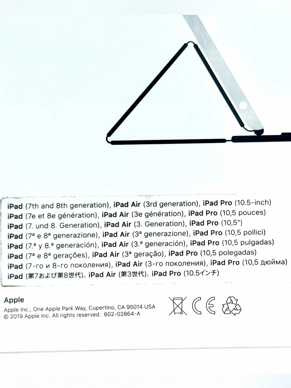 NWT iPad Smart Keyboard 7th&8th Gen iPad Air 3rd Gen iPad Pro 10.5” Compatible